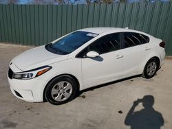 Salvage cars for sale at Augusta, GA auction: 2017 KIA Forte LX