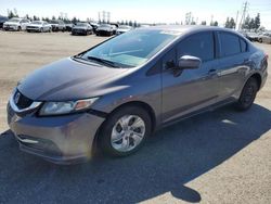 Salvage cars for sale at Rancho Cucamonga, CA auction: 2015 Honda Civic LX