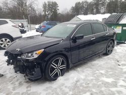 Honda salvage cars for sale: 2017 Honda Accord Sport