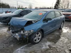 Salvage cars for sale at Bowmanville, ON auction: 2010 Honda Civic DX