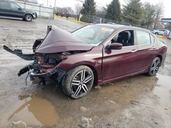 Salvage cars for sale at Finksburg, MD auction: 2017 Honda Accord Sport