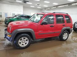 Salvage cars for sale at Davison, MI auction: 2004 Jeep Liberty Sport