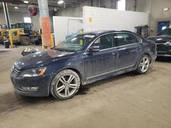 Salvage cars for sale at Blaine, MN auction: 2015 Volkswagen Passat SE