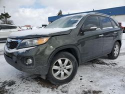 Salvage cars for sale at Woodhaven, MI auction: 2012 KIA Sorento Base