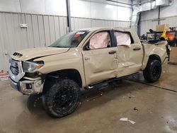 Salvage cars for sale at Casper, WY auction: 2018 Toyota Tundra Crewmax SR5