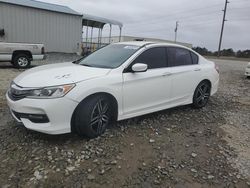 Salvage cars for sale at Tifton, GA auction: 2017 Honda Accord Sport