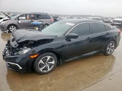 Honda salvage cars for sale: 2019 Honda Civic LX