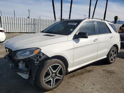 Salvage cars for sale at Van Nuys, CA auction: 2017 Mercedes-Benz GLE 350 4matic