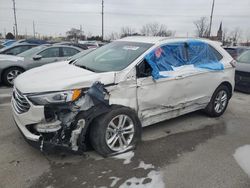 Salvage cars for sale at Dyer, IN auction: 2019 Ford Edge SEL