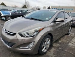 Salvage cars for sale at Littleton, CO auction: 2016 Hyundai Elantra SE