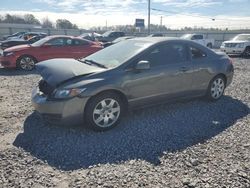 Salvage cars for sale at Hueytown, AL auction: 2009 Honda Civic LX