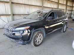 Jeep salvage cars for sale: 2017 Jeep Cherokee Latitude