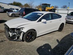 Salvage cars for sale at Sacramento, CA auction: 2016 Ford Fusion SE