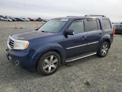 Salvage cars for sale at Antelope, CA auction: 2013 Honda Pilot Touring