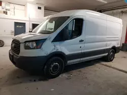 Salvage trucks for sale at Northfield, OH auction: 2018 Ford Transit T-350