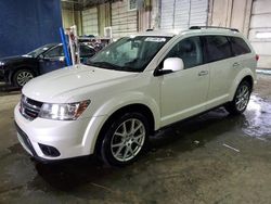 Salvage cars for sale at Woodhaven, MI auction: 2013 Dodge Journey Crew