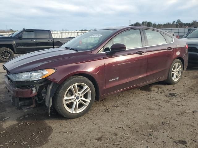 2018 Ford Fusion SE Hybrid