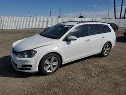 Volkswagen salvage cars for sale: 2015 Volkswagen Golf Sportwagen TDI S