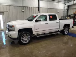 Salvage trucks for sale at Casper, WY auction: 2017 Chevrolet Silverado K1500 High Country