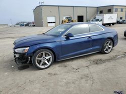 Salvage cars for sale at Wilmer, TX auction: 2018 Audi A5 Premium S Line