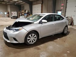 Salvage cars for sale at West Mifflin, PA auction: 2014 Toyota Corolla L