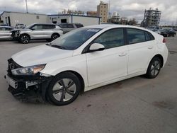 Salvage cars for sale at New Orleans, LA auction: 2021 Hyundai Ioniq Blue