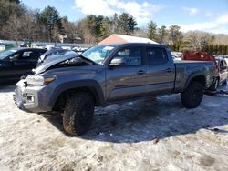 Salvage cars for sale at Mendon, MA auction: 2021 Toyota Tacoma Double Cab