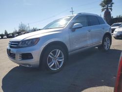 Salvage cars for sale at San Martin, CA auction: 2012 Volkswagen Touareg V6 TDI