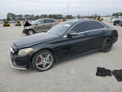 Salvage cars for sale at Dunn, NC auction: 2015 Mercedes-Benz C 300 4matic