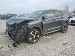 Salvage cars for sale at Wayland, MI auction: 2017 Hyundai Tucson Limited