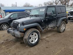 Salvage cars for sale at Wichita, KS auction: 2013 Jeep Wrangler Sport