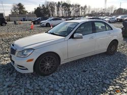 Salvage cars for sale at Mebane, NC auction: 2012 Mercedes-Benz C 300 4matic