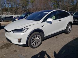 Salvage cars for sale at Austell, GA auction: 2020 Tesla Model X