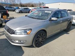 Volkswagen salvage cars for sale: 2013 Volkswagen Passat SEL