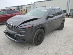 Salvage cars for sale at Kansas City, KS auction: 2018 Jeep Cherokee Limited