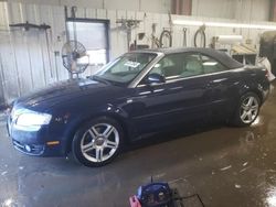 Salvage cars for sale at Elgin, IL auction: 2007 Audi A4 2.0T Cabriolet