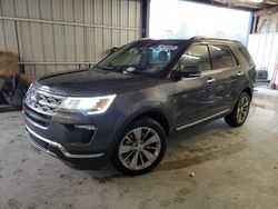 Ford Explorer salvage cars for sale: 2018 Ford Explorer Limited