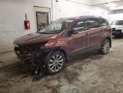 Salvage cars for sale at Ham Lake, MN auction: 2018 Ford Escape Titanium