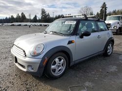 Salvage cars for sale at Graham, WA auction: 2009 Mini Cooper