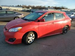 Salvage cars for sale at Pennsburg, PA auction: 2009 Toyota Corolla Matrix S