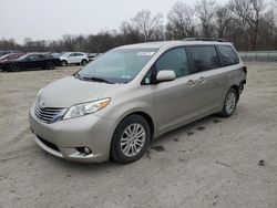 Salvage cars for sale at Ellwood City, PA auction: 2017 Toyota Sienna XLE