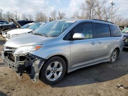 Toyota Sienna le salvage cars for sale: 2018 Toyota Sienna LE