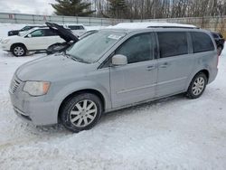 Salvage cars for sale at Davison, MI auction: 2015 Chrysler Town & Country Touring