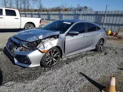 Salvage cars for sale at Spartanburg, SC auction: 2017 Honda Civic SI