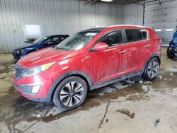 Salvage cars for sale at Franklin, WI auction: 2012 KIA Sportage SX