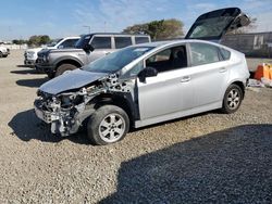 Salvage cars for sale at San Diego, CA auction: 2012 Toyota Prius