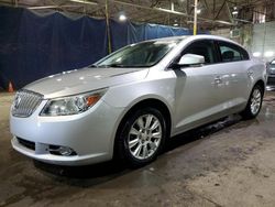 Salvage cars for sale at Woodhaven, MI auction: 2012 Buick Lacrosse Premium