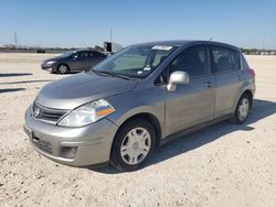 Salvage cars for sale from Copart New Braunfels, TX: 2011 Nissan Versa S