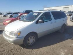 Salvage cars for sale at Kansas City, KS auction: 2000 Toyota Sienna LE