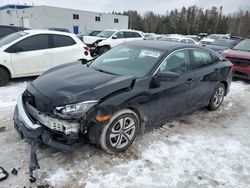 Salvage cars for sale from Copart Cookstown, ON: 2017 Honda Civic LX